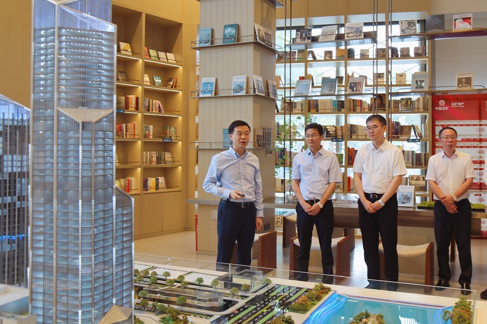 3-朱可炳、曹志強調研長沙五礦廣場項目